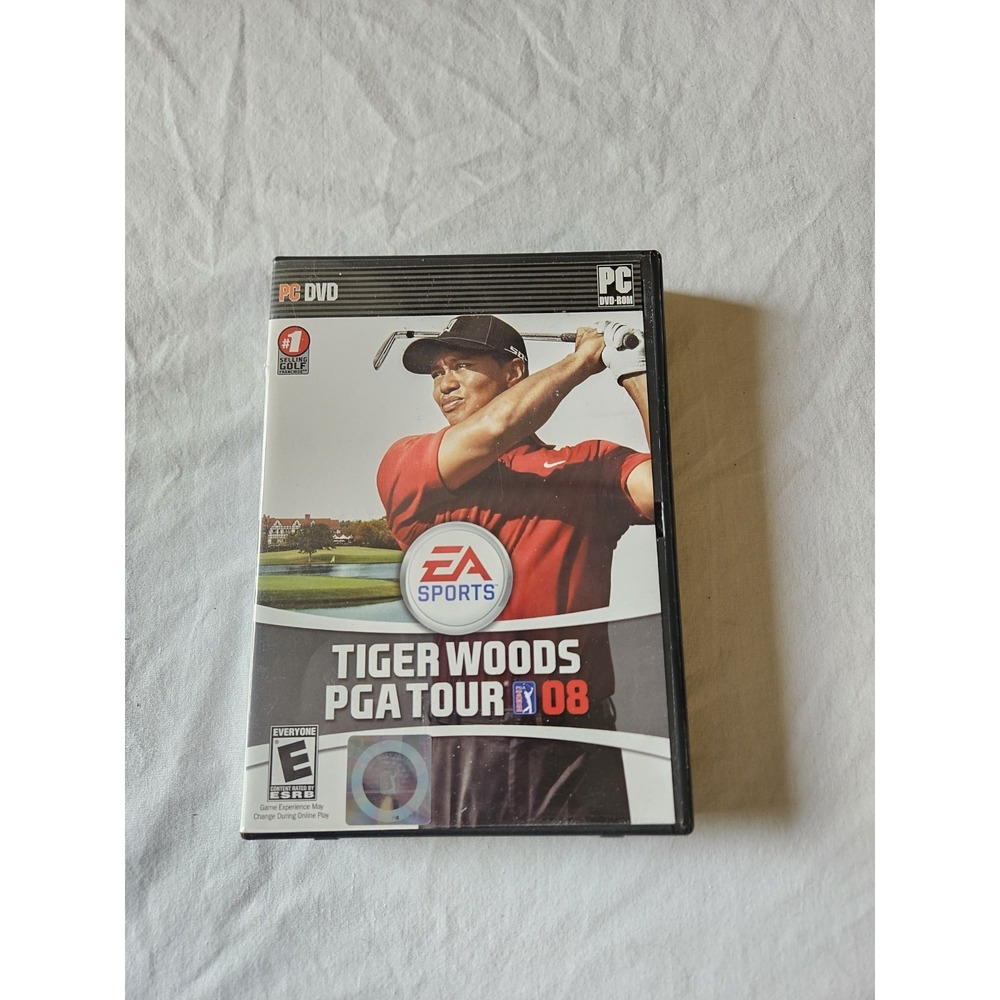 Tiger Woods PGA Tour 08 PC DVD-ROM Golf Game‎ EA Sports Complete Case